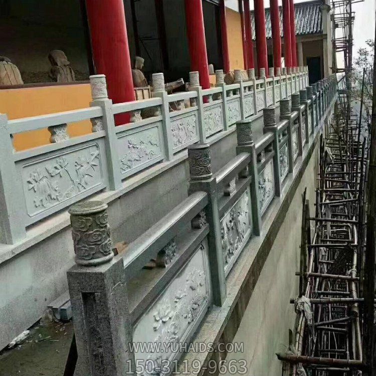 户外河道大理石石雕围栏博鱼网页版