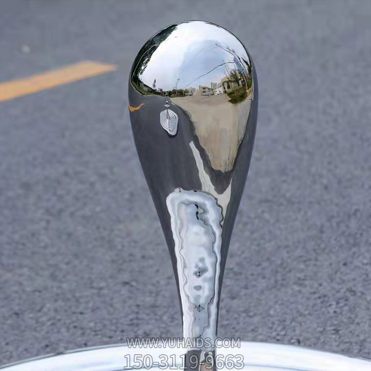 广场水滴不锈钢博鱼网页版大型金属博鱼网页版