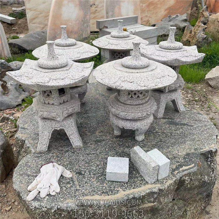 石灯，花岗岩仿古石雕灯博鱼网页版