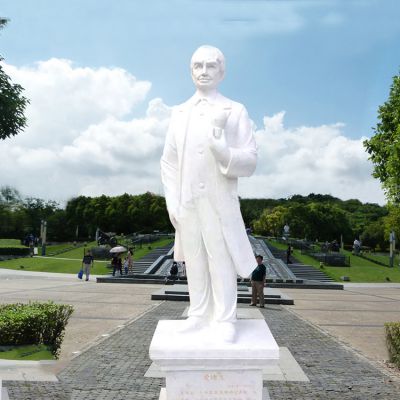 汉白玉公园广场世界名人石雕爱迪生博鱼网页版