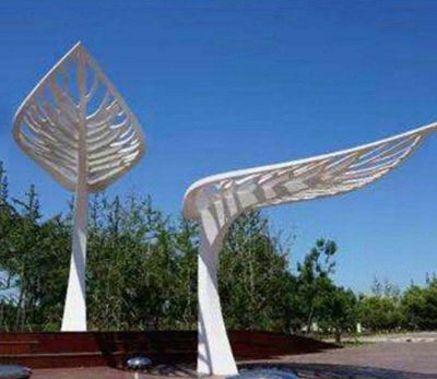 动物园抽象不锈钢树叶博鱼网页版