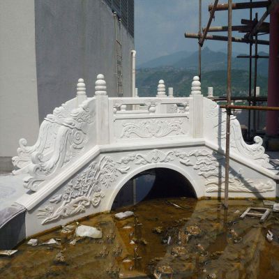 园林浮雕汉白玉庭院石桥