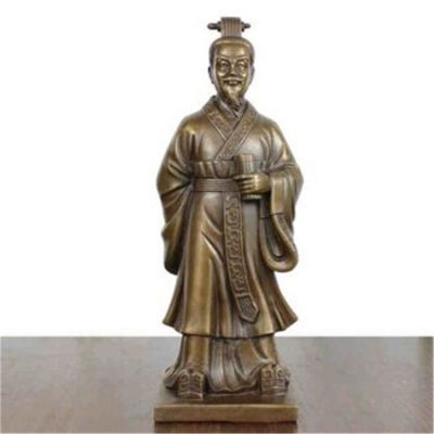寺庙户外摆放纯铜铸造古代人物博鱼网页版