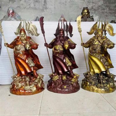 家居供奉佛像武财神关二爷关公博鱼网页版