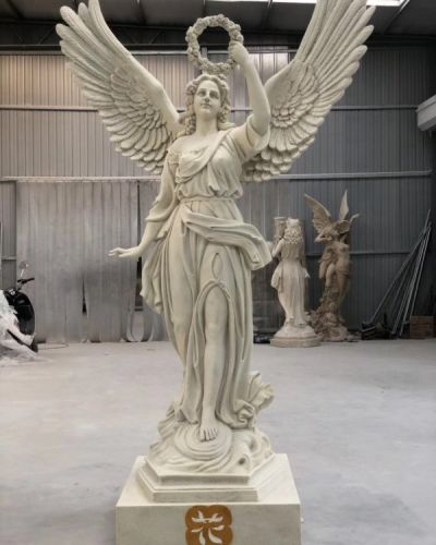 大理石石雕花环西方女神博鱼网页版