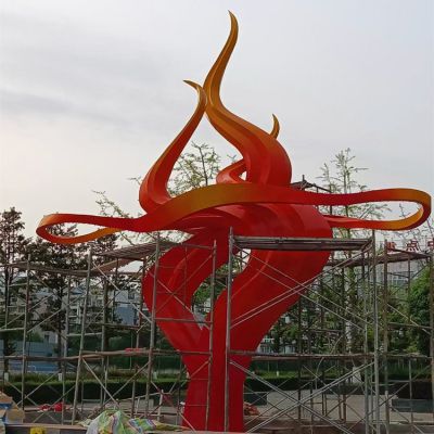 小区别墅不锈钢创意景观博鱼网页版摆件