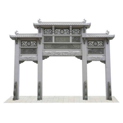 仿古做旧户外村口大型牌坊博鱼网页版