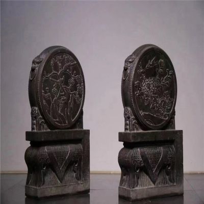 青石石雕仿古做旧抱鼓石博鱼网页版