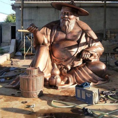 大型古代人物景观玻璃钢仿铜博鱼网页版