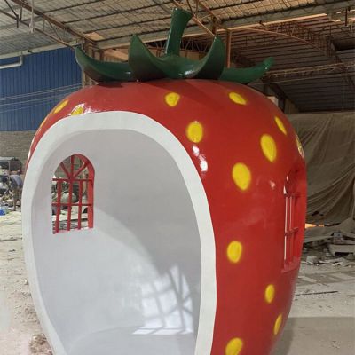 玻璃钢彩绘创意水果屋博鱼网页版