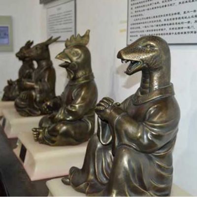 铜雕户外园林景观十二生肖博鱼网页版