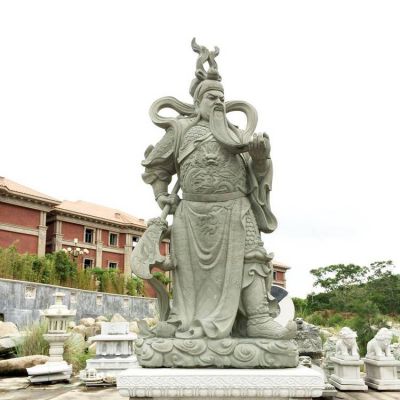 大理石石雕户外大型关公关羽博鱼网页版
