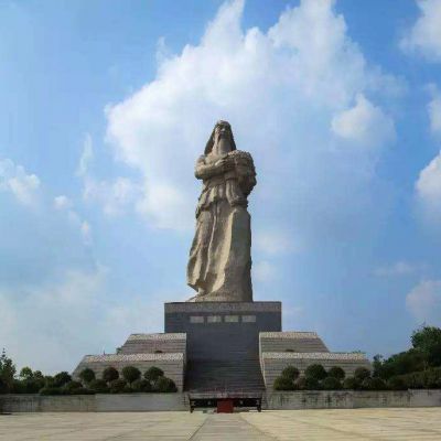 景区广场大型神农雕像汉白玉石博鱼网页版像