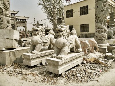 汉白玉石雕园林景区神兽貔貅博鱼网页版