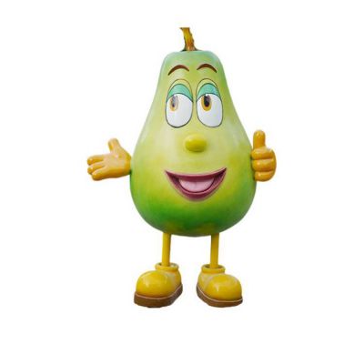 卡通玩偶创意玻璃钢梨博鱼网页版