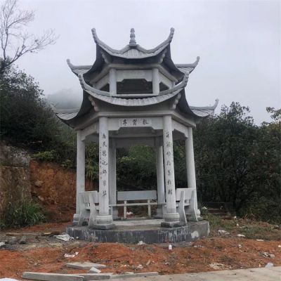 户外园林景观大理石石雕中式牌坊博鱼网页版