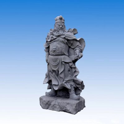 户外景区大理石石雕关公博鱼网页版