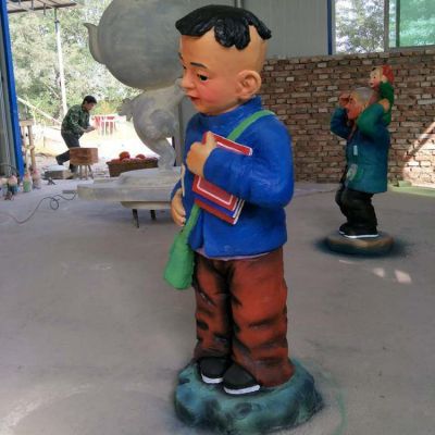 幼儿园游乐场创意玻璃钢卡通儿童