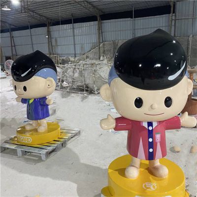 儿童乐园摆放玻璃钢卡通公仔人物博鱼网页版