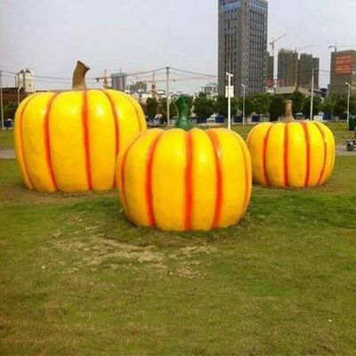 大型玻璃钢仿真农作物南瓜博鱼网页版