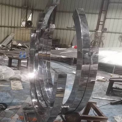 不锈钢镜面户外广场水景圆环博鱼网页版