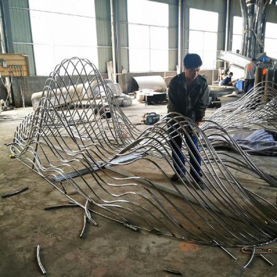 金属拉丝 户外喷泉水景祥云假山博鱼网页版