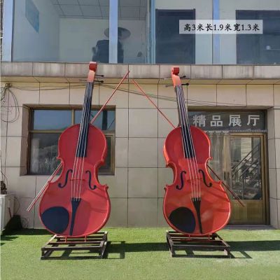 音乐观玻璃钢仿真乐器大型大提琴博鱼网页版