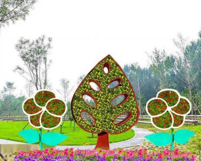 园林植物绿雕 仿真五色草造型性城市景观 博鱼网页版