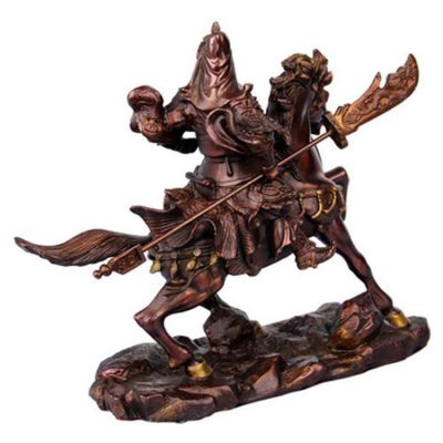 铜雕骑马的武财神关公博鱼网页版