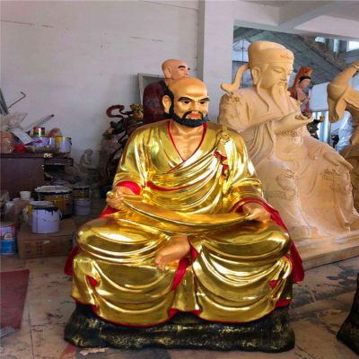寺庙供奉玻璃钢彩绘神佛十八罗汉博鱼网页版