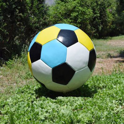 玻璃钢彩绘大型足球博鱼网页版