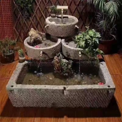 庭院流水摆件大理石石雕老石槽博鱼网页版