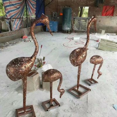 不锈钢抽象镂空抽象仙鹤博鱼网页版