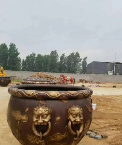 寺庙水缸铜雕狴犴缸博鱼网页版