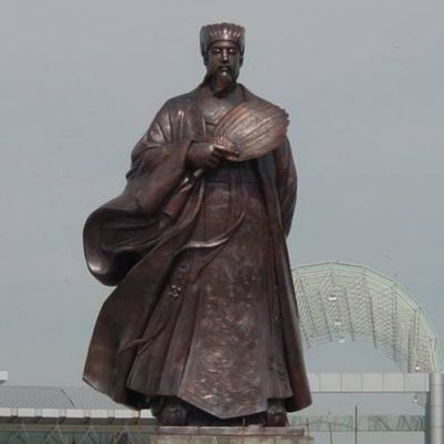 大型广场商业街摆放铸铜人物景观博鱼网页版