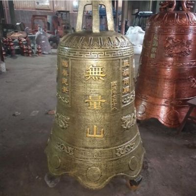 铜雕户外园林寺庙大型铜钟博鱼网页版