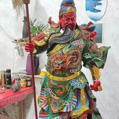 寺院道院供奉玻璃钢贴金佛像博鱼网页版