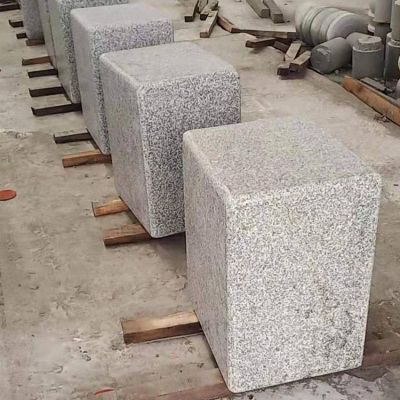 庭院家用花岗岩雕刻方形休息石凳