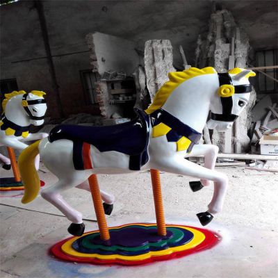 游乐场玻璃钢卡通动物马博鱼网页版