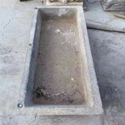 仿古做旧大理石石雕庭院老石槽博鱼网页版
