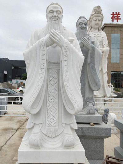 街道汉白玉古代名人孔子博鱼网页版