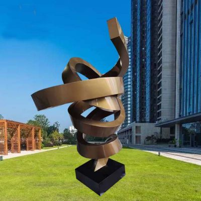 小区花园装饰玻璃钢抽象螺旋艺术造型博鱼网页版