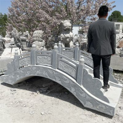 青石大理石 浮雕庭院装饰小石拱桥园林博鱼网页版