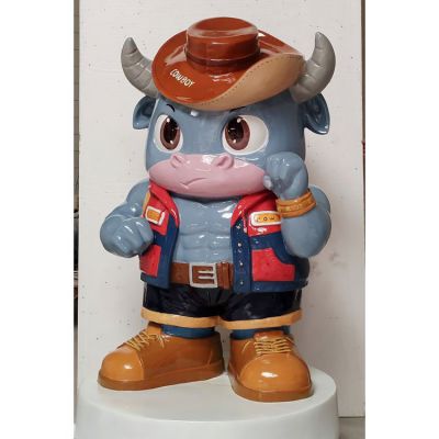 玻璃钢卡通户外景观牛博鱼网页版