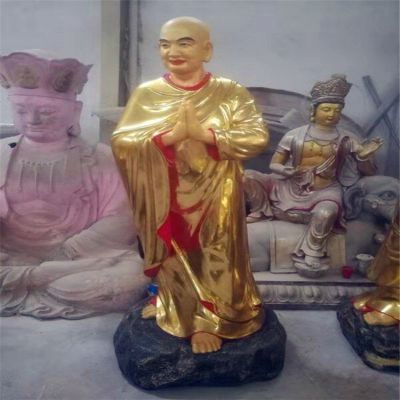 不锈钢喷金烤漆户外寺庙十八罗汉博鱼网页版