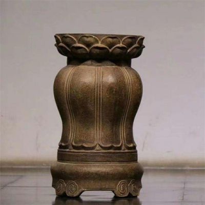 花岗岩雕刻盆景花架 中式庭院玄关装饰摆件