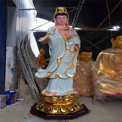 玻璃彩绘大型景观观音菩萨博鱼网页版