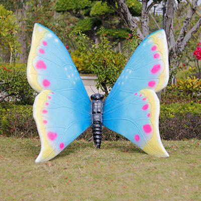 玻璃钢卡通村庄蝴蝶博鱼网页版