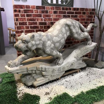 景区公园摆放大理石雕刻动物工艺品摆件