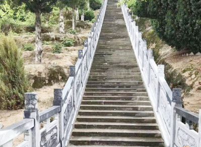 景区山道楼梯扶手栏杆石雕